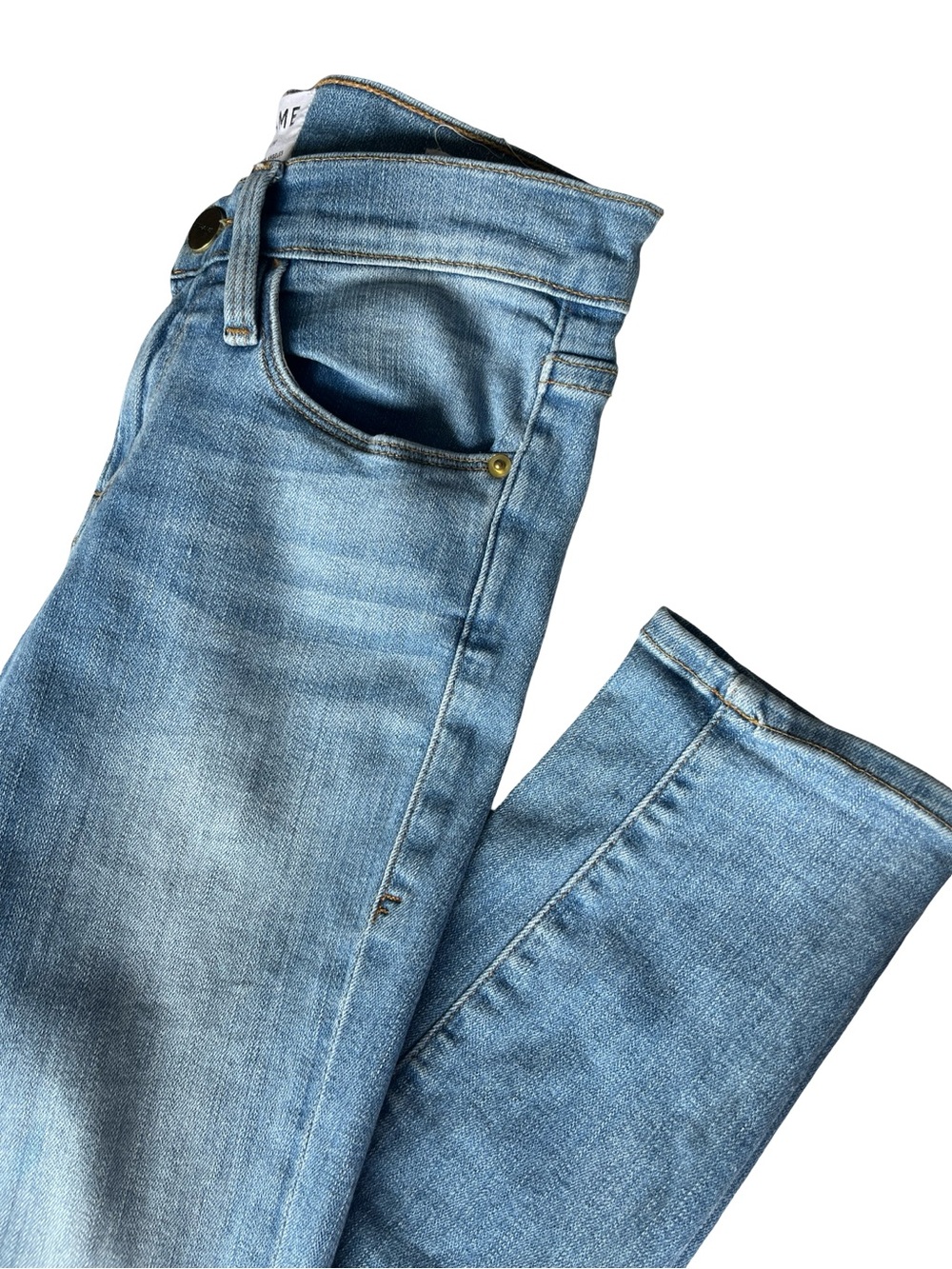 Frame Denim Le Skinny de Jeanne Jeans Low Rise Denim Designer Womens Size 25